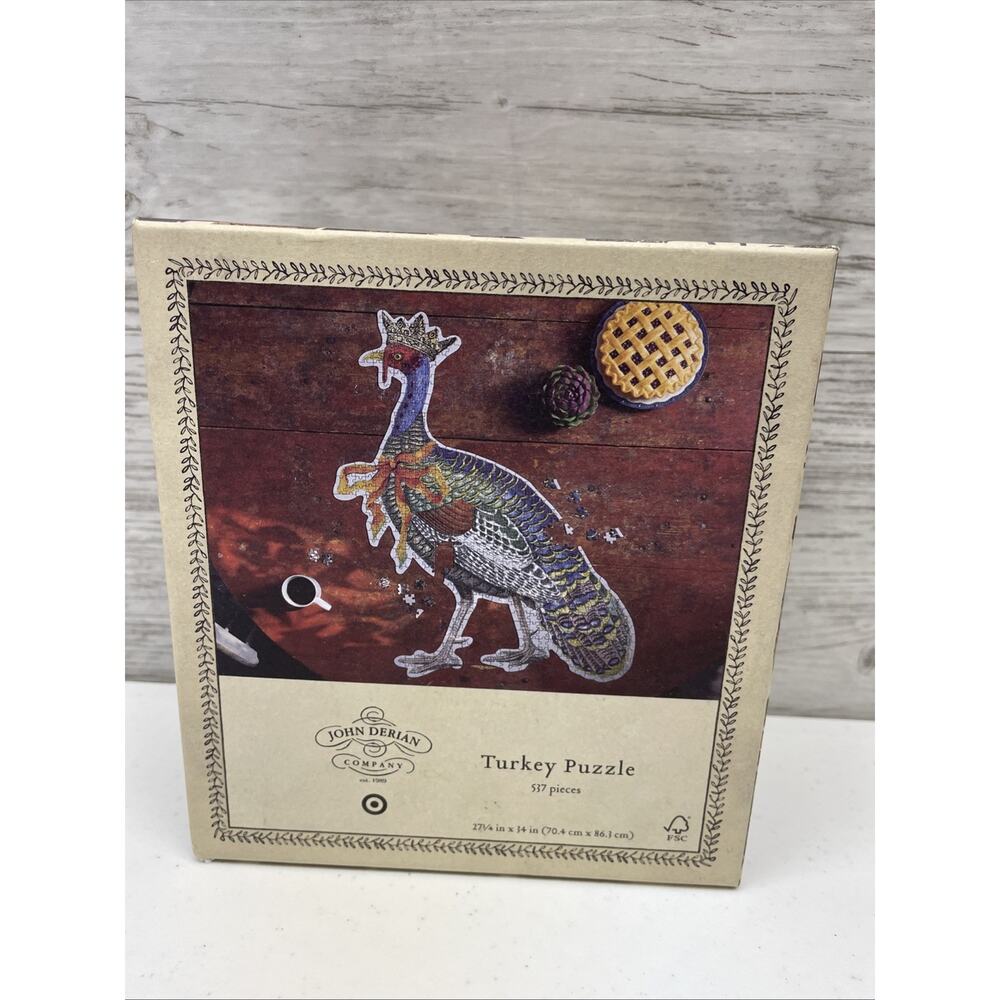 John‎ Derian for Target Turkey Puzzle – 537 Pieces - NEW 2025